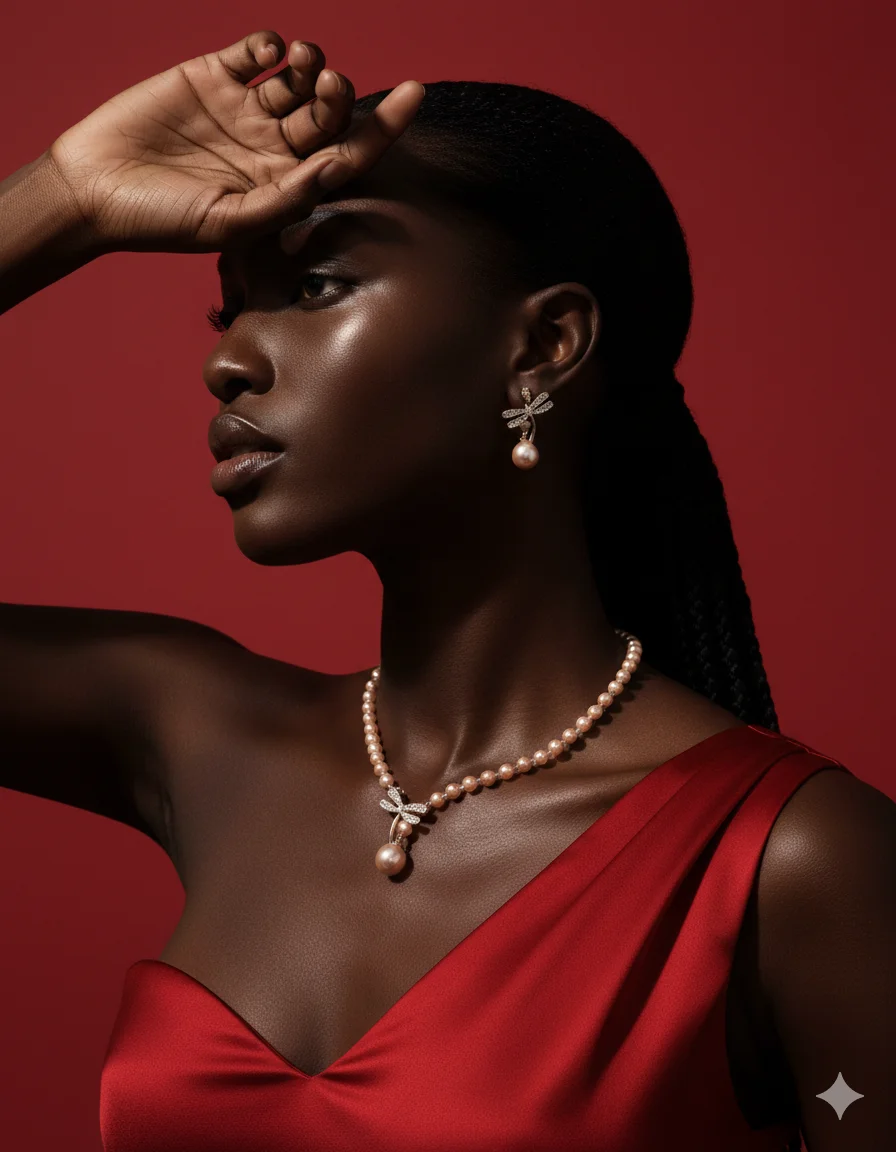 Сцена для продаж - Украшения на шею:африканский гламур 