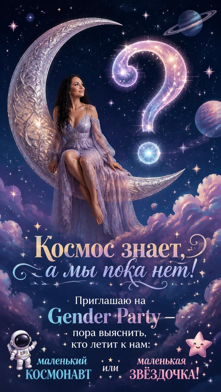 Фотооткрытка космическая тайна