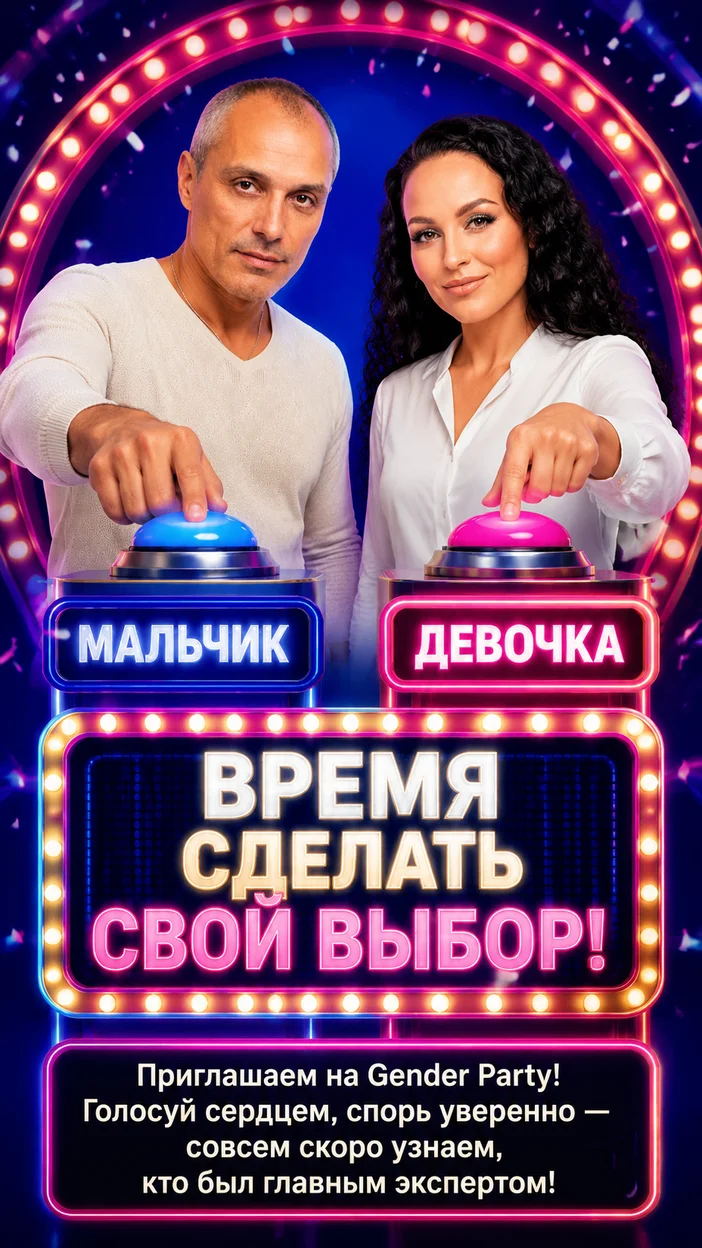 Фотооткрытка игровое шоу предположений