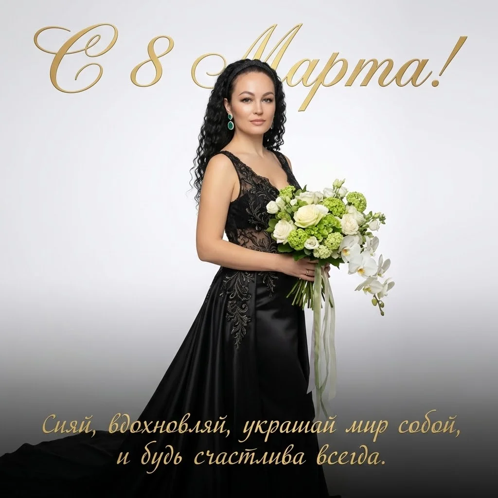 Сияй, вдохновляй, - Открытка с вашим фото 