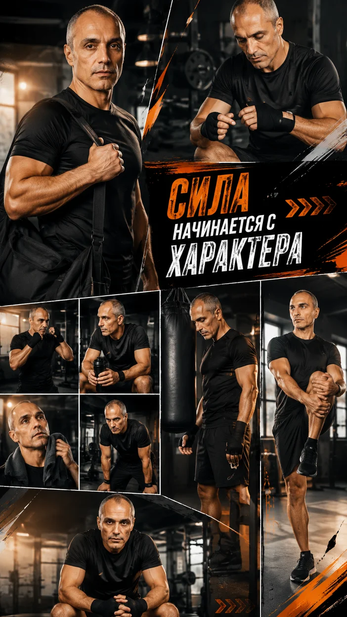 Фотосессия спорт-энергия