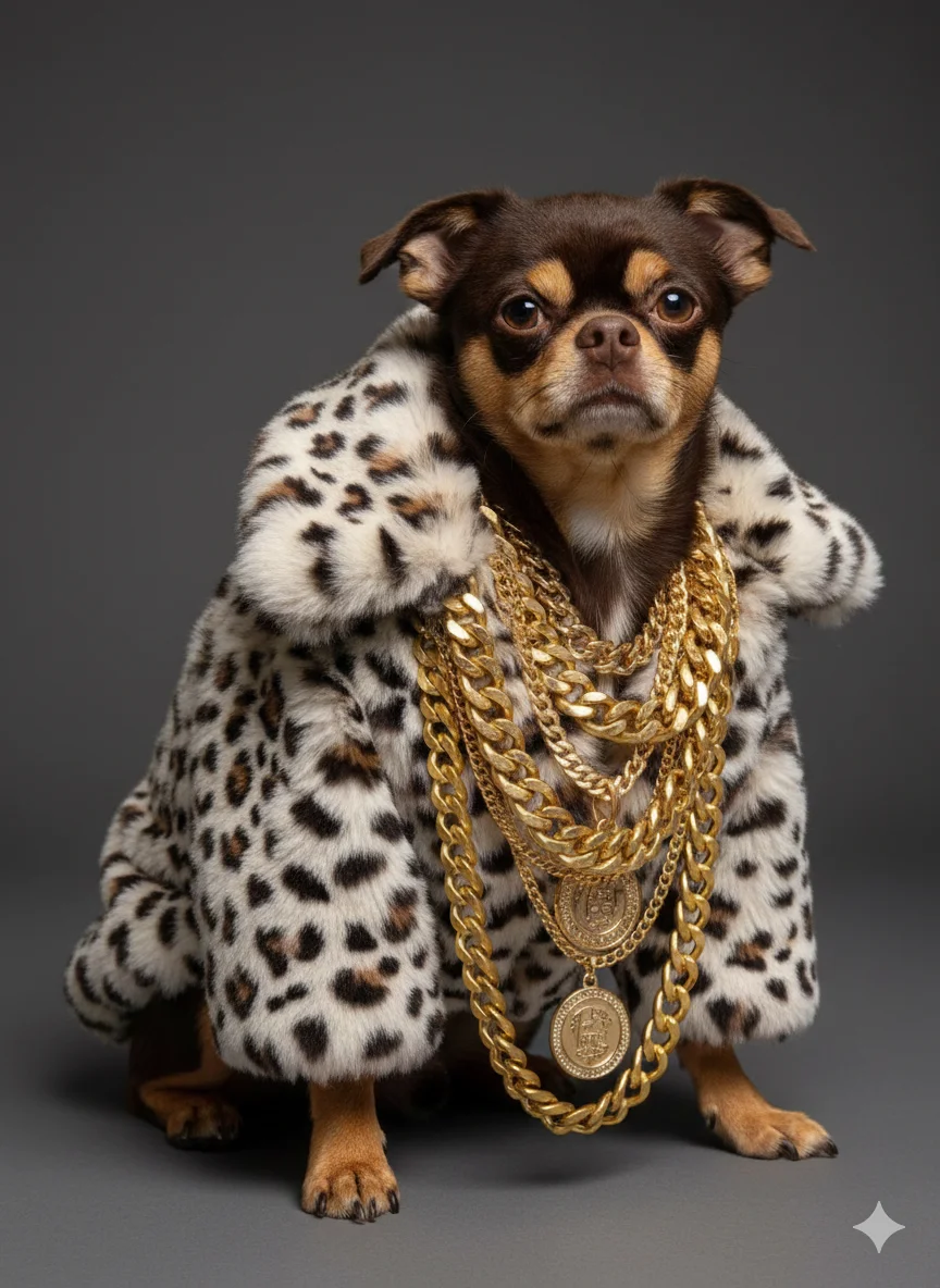 Собака в шубе 