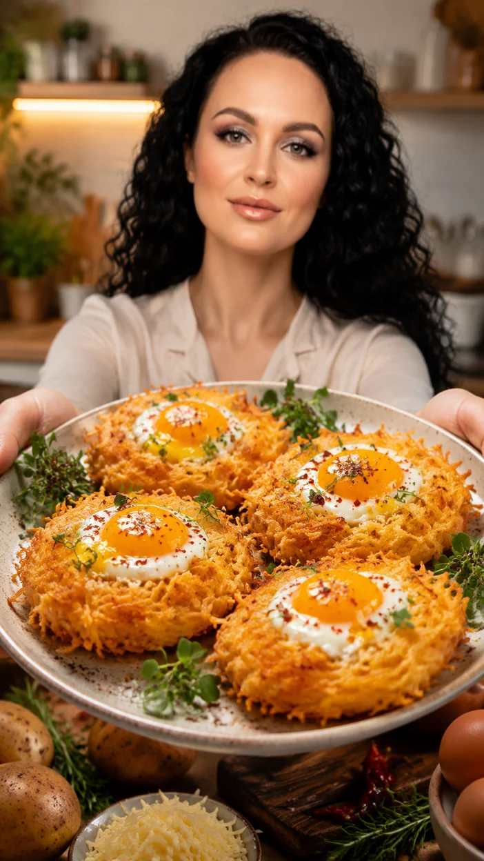  Хрустящие яйца в картофельной корочке