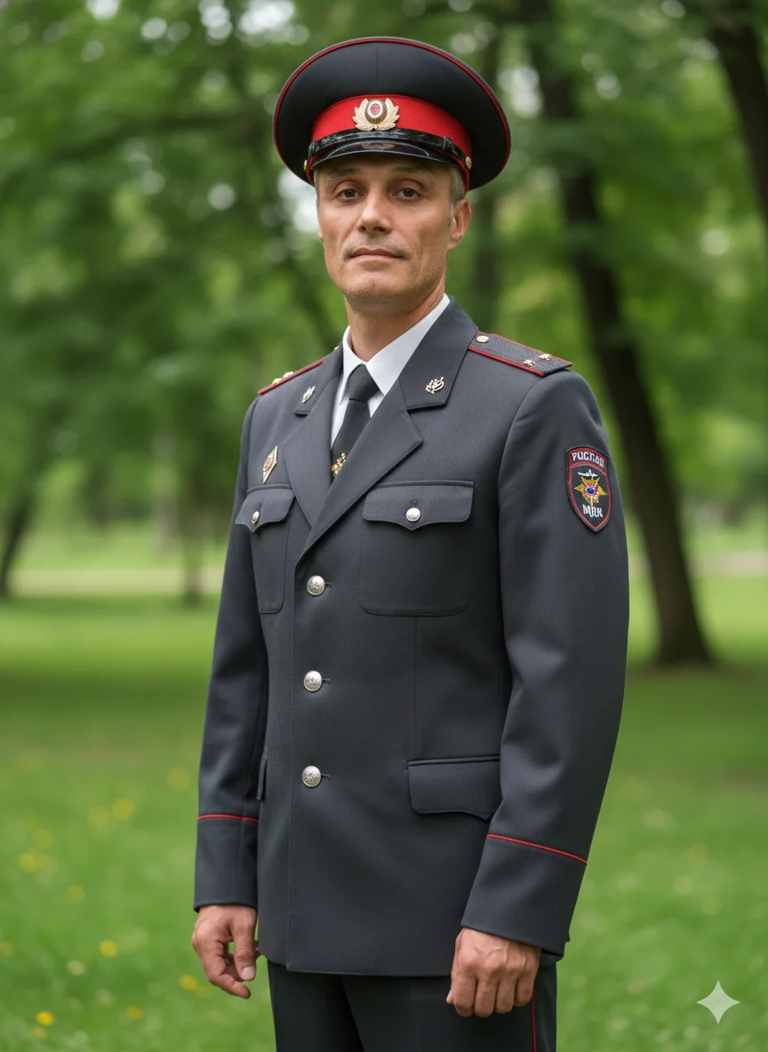 Полицейский в парке