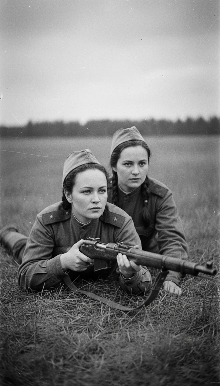  Старая архивная фотография ВОВ - Генерация для одного человека 