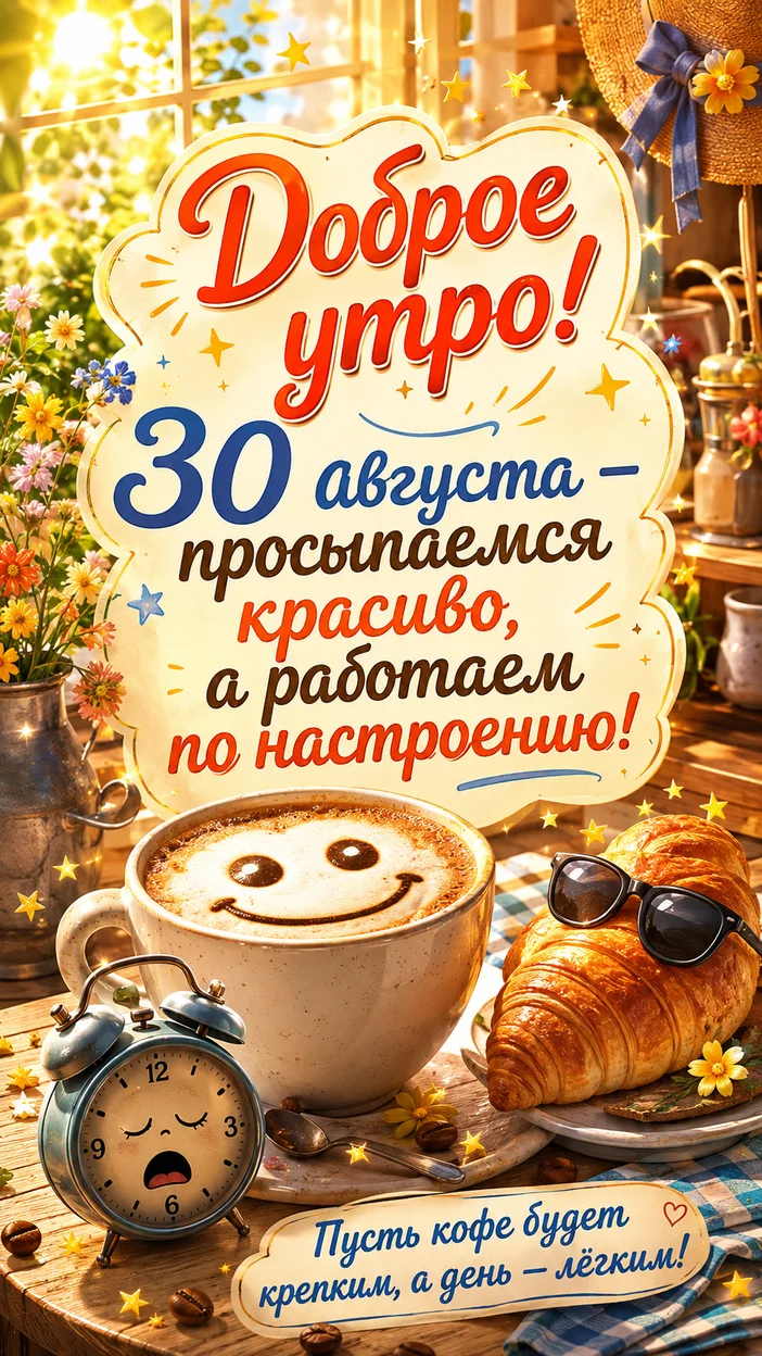 Фотосессия доброе утро 30 августа