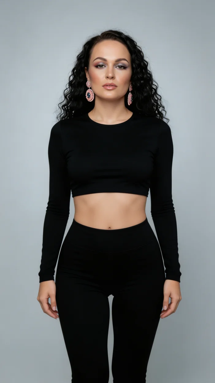 Девушка в топе