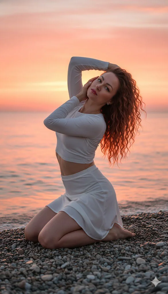 Закатный танец на гальке