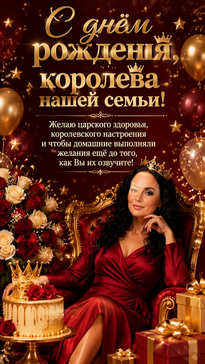 Фотосессия свекрови-королевы семьи