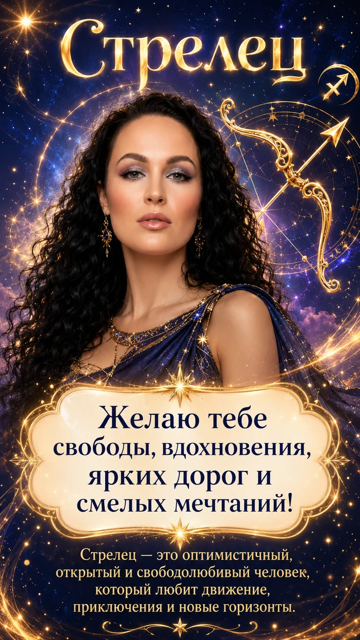 Стрелец  -  подарок с фото по знаку зодиака 