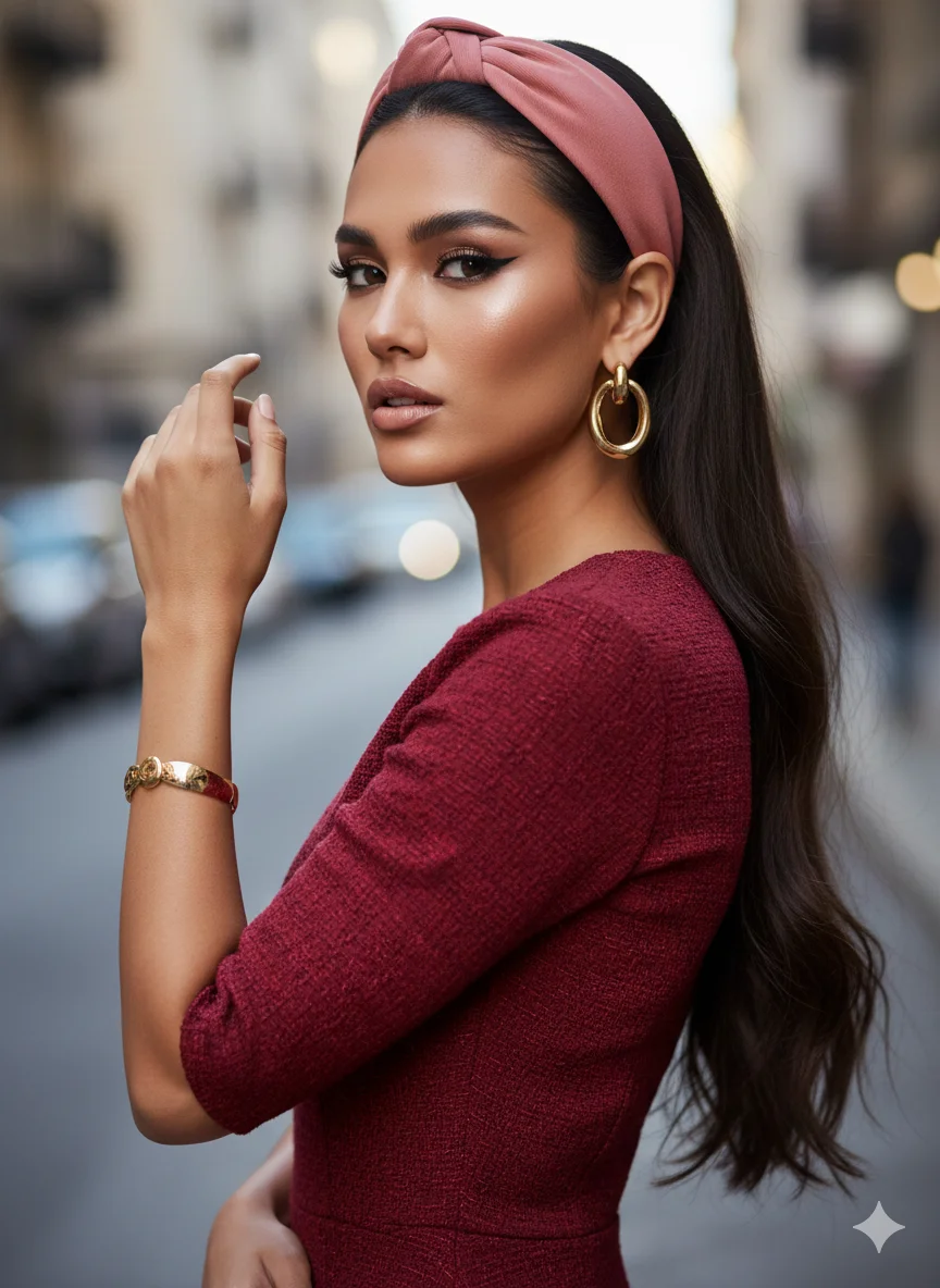 Сцена для ободка -  рекламная съёмка, глянец