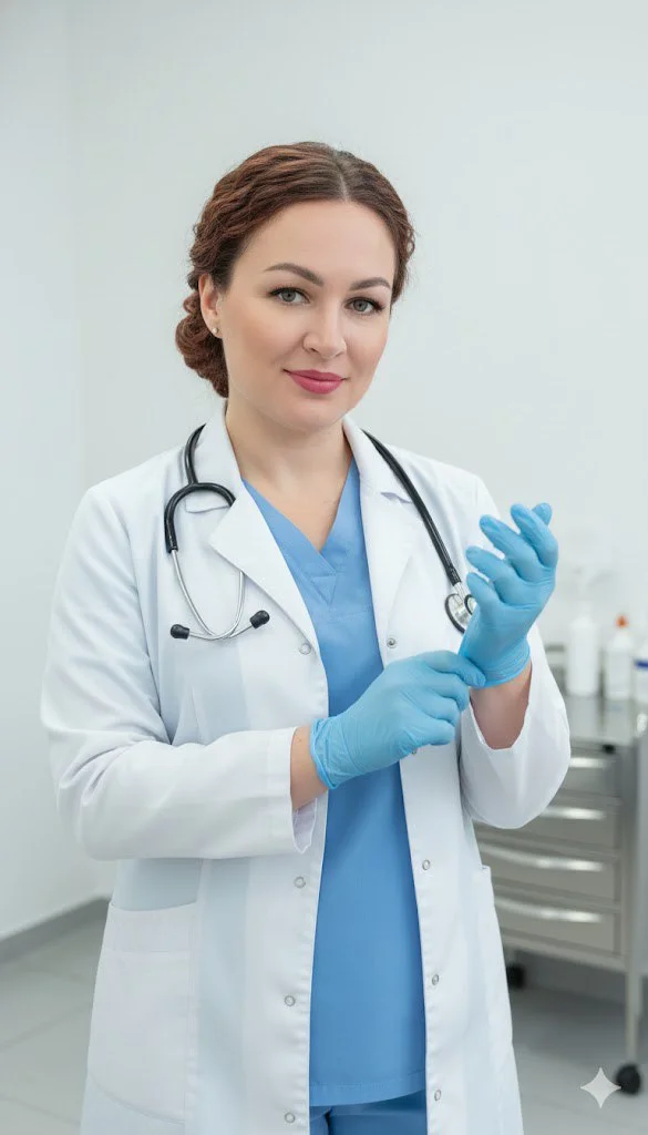 Профессионал в белом халате