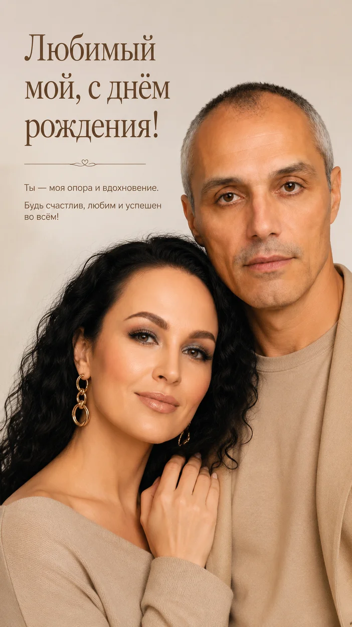 Фотосессия минимал‑эстетика в натуральных тонах — интимный портрет