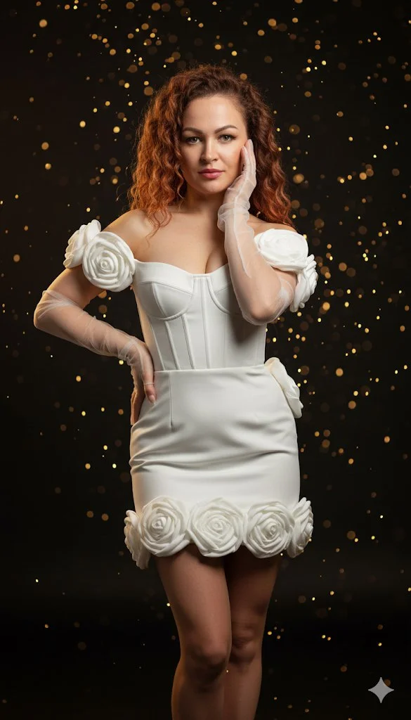 Нежность в корсетном платье