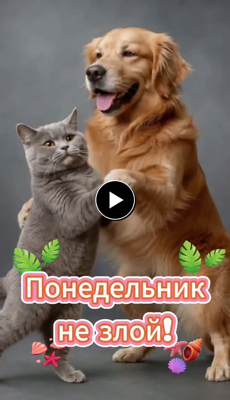 Музыкальная открытка на понедельник 