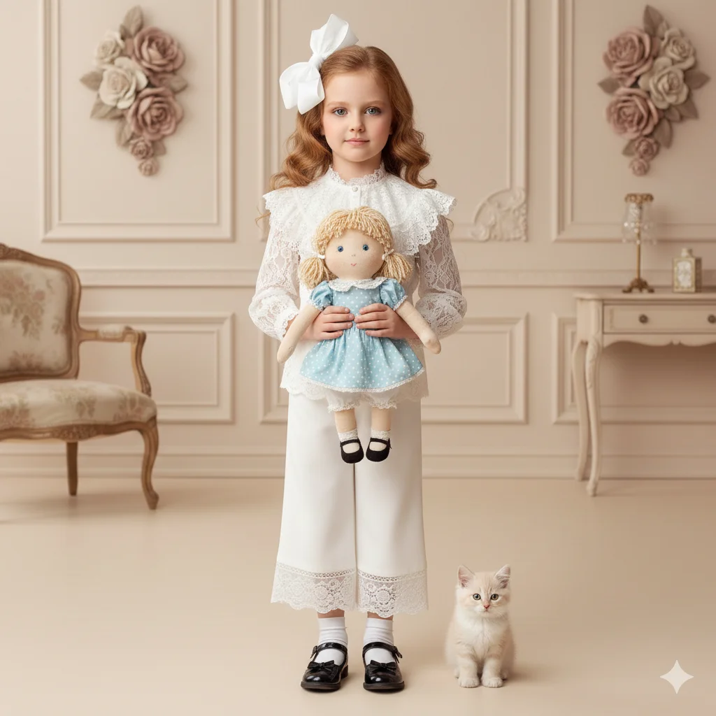 Сцена для продажи -  Ваш товар в руках девочки