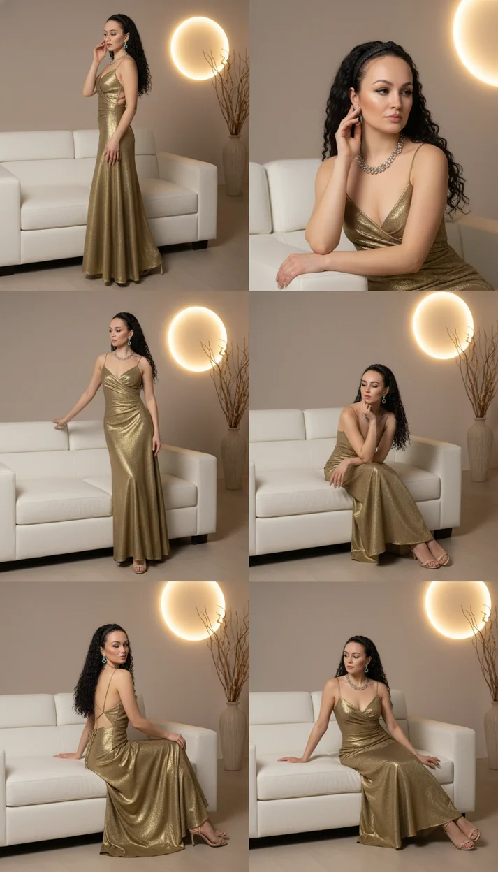 Коллаж студийная fashion-фотосессия 