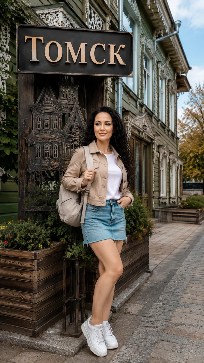 Фотосессия девушки в Томске