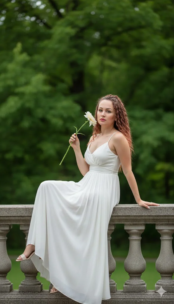 Лесная нимфа у дворца