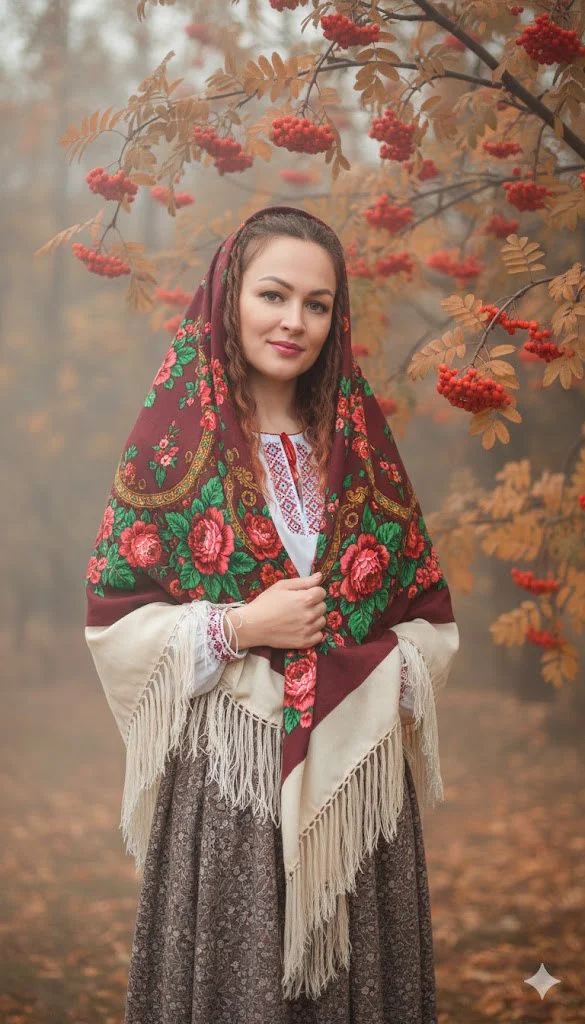ИИ-фотосессия — Осенняя поэзия рябины