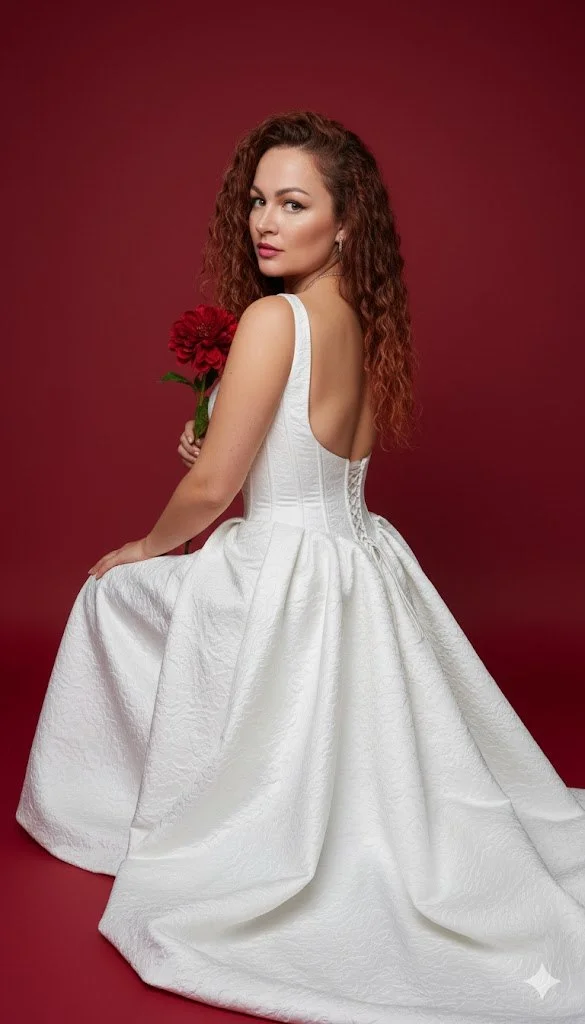 ИИ-фотосессия — Белое и красное