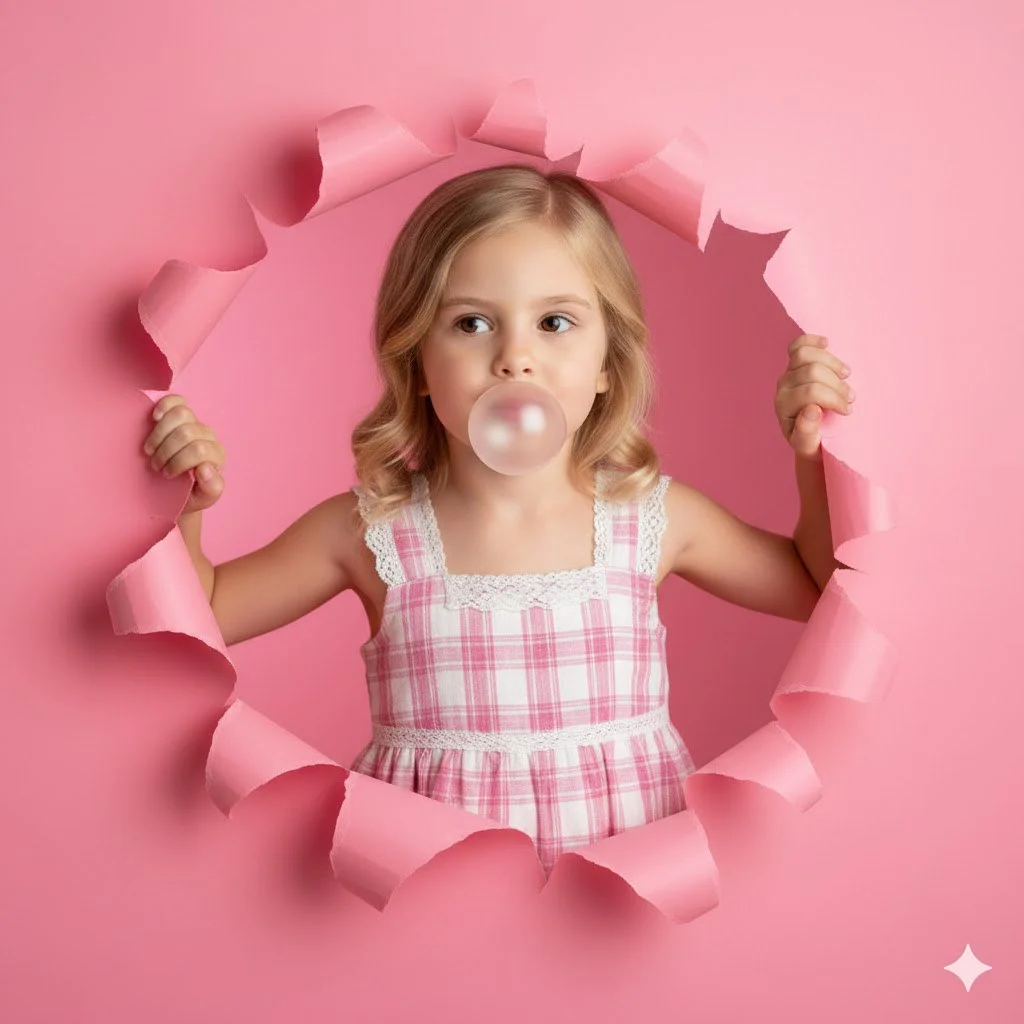 Поп-арт детство: Пузырь из жвачки