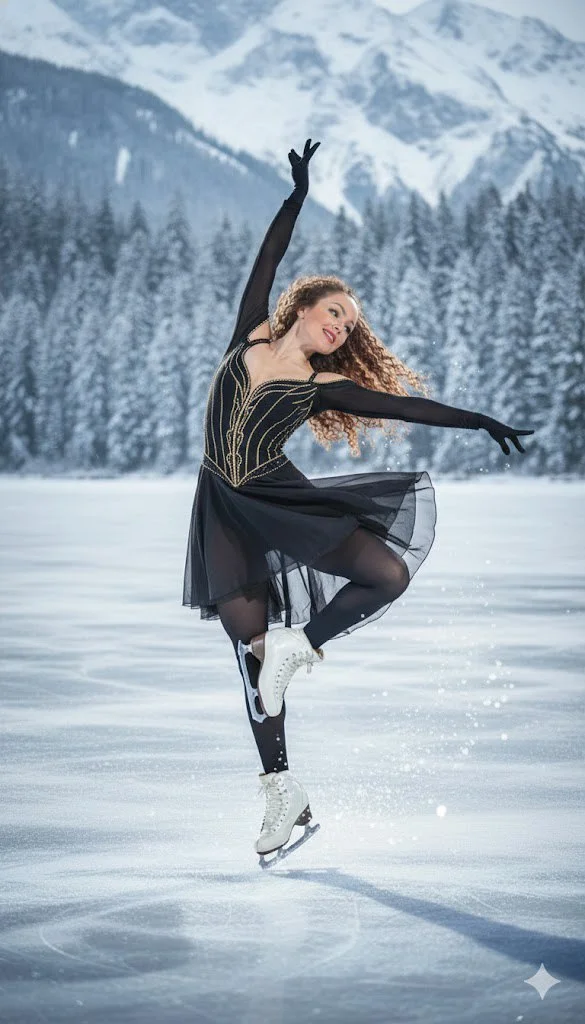 Элегантность на горном льду