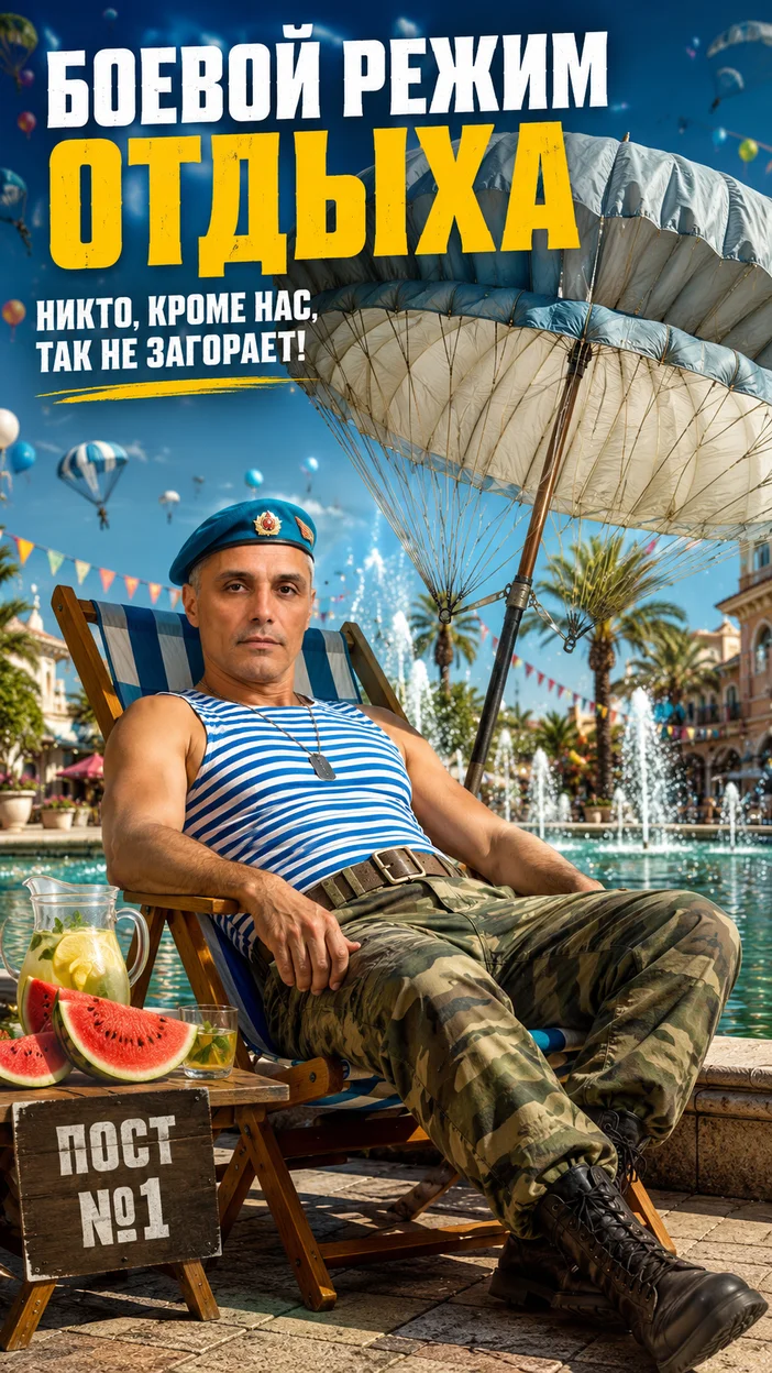 Шезлонг на Площади Боевого Отдыха
