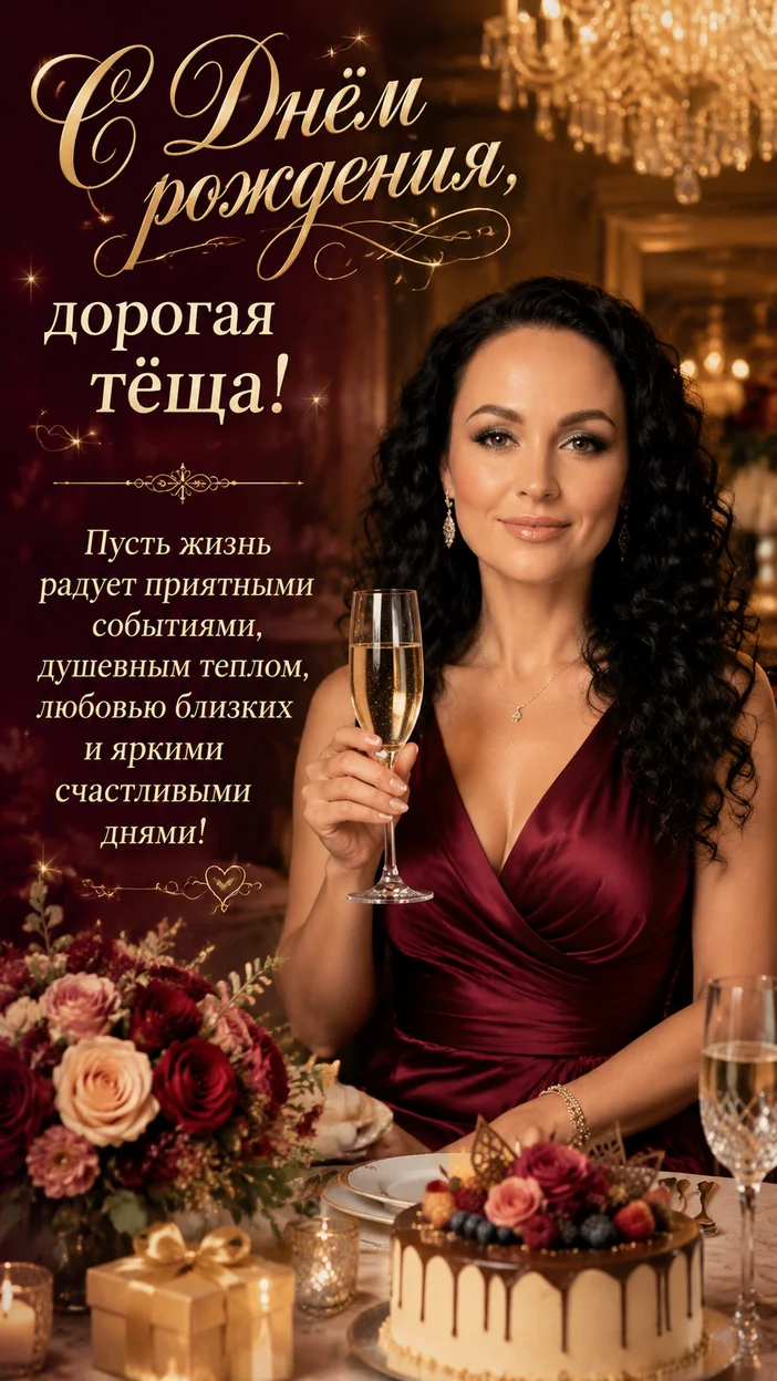 Фотосессия тёщи в ресторане