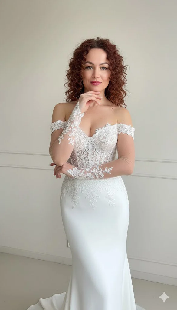 Журнальный свадебный портрет