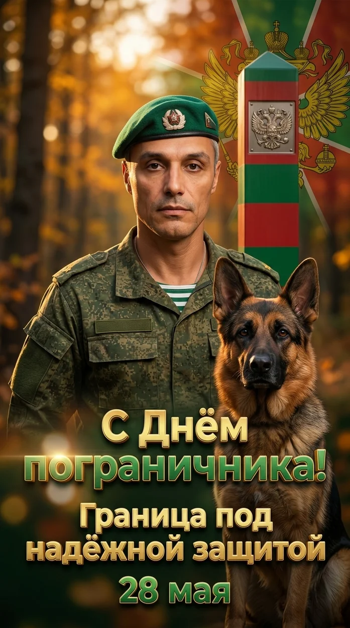 видео открытка ко Дню пограничника