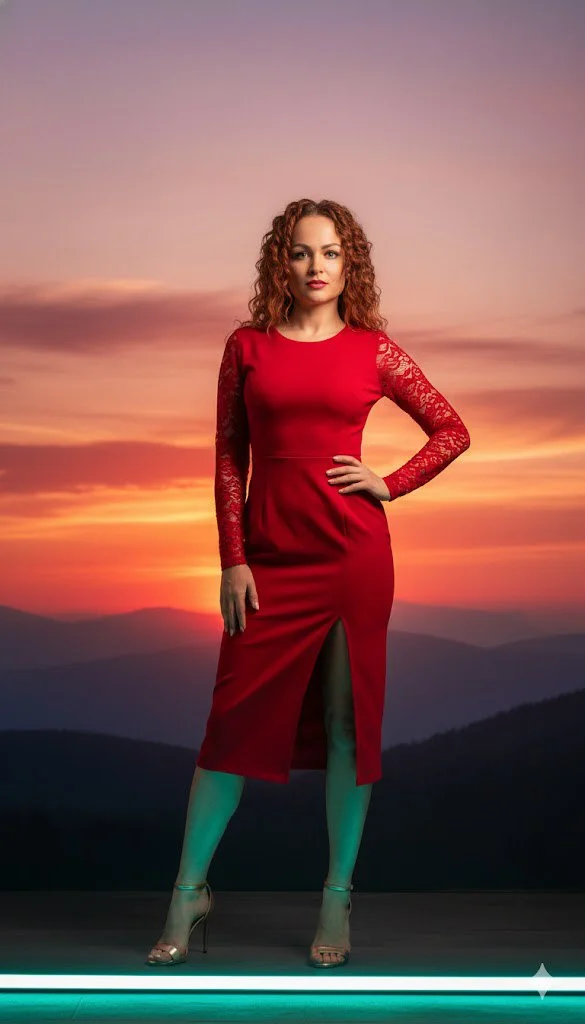 Неоновый закат