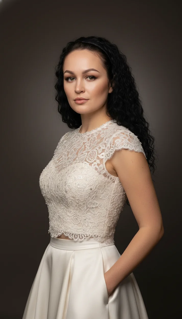  Утончённый bridal-портрет в студии