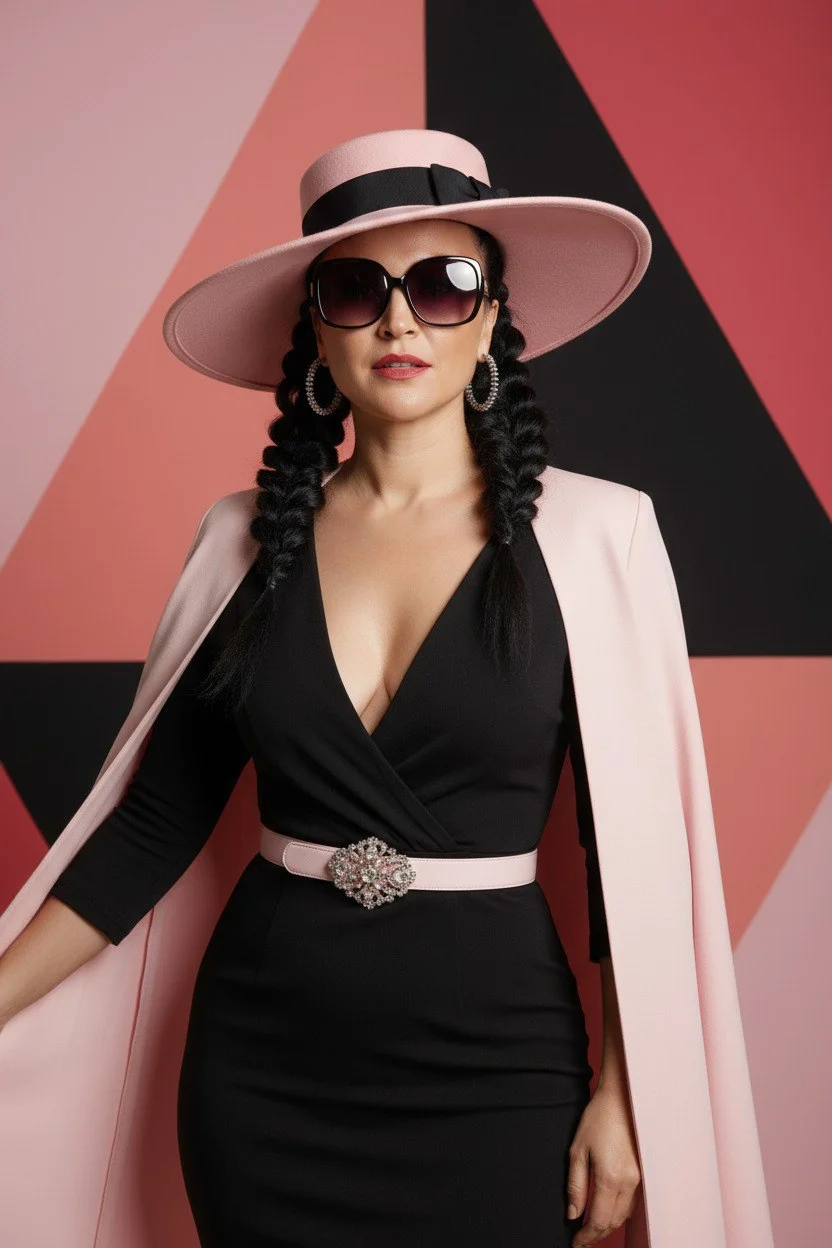 Розовая геометрия люкса