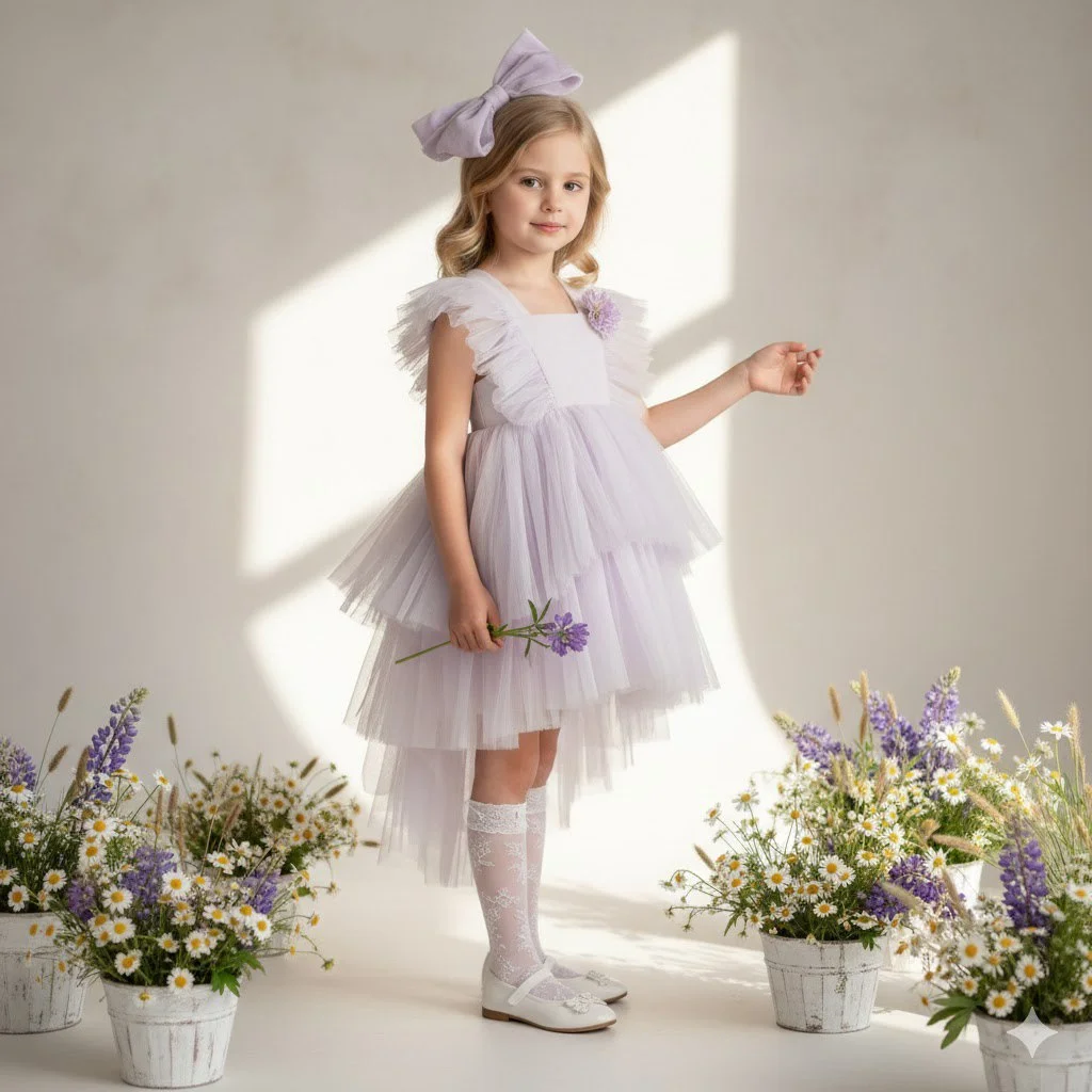 Девочка с цветами