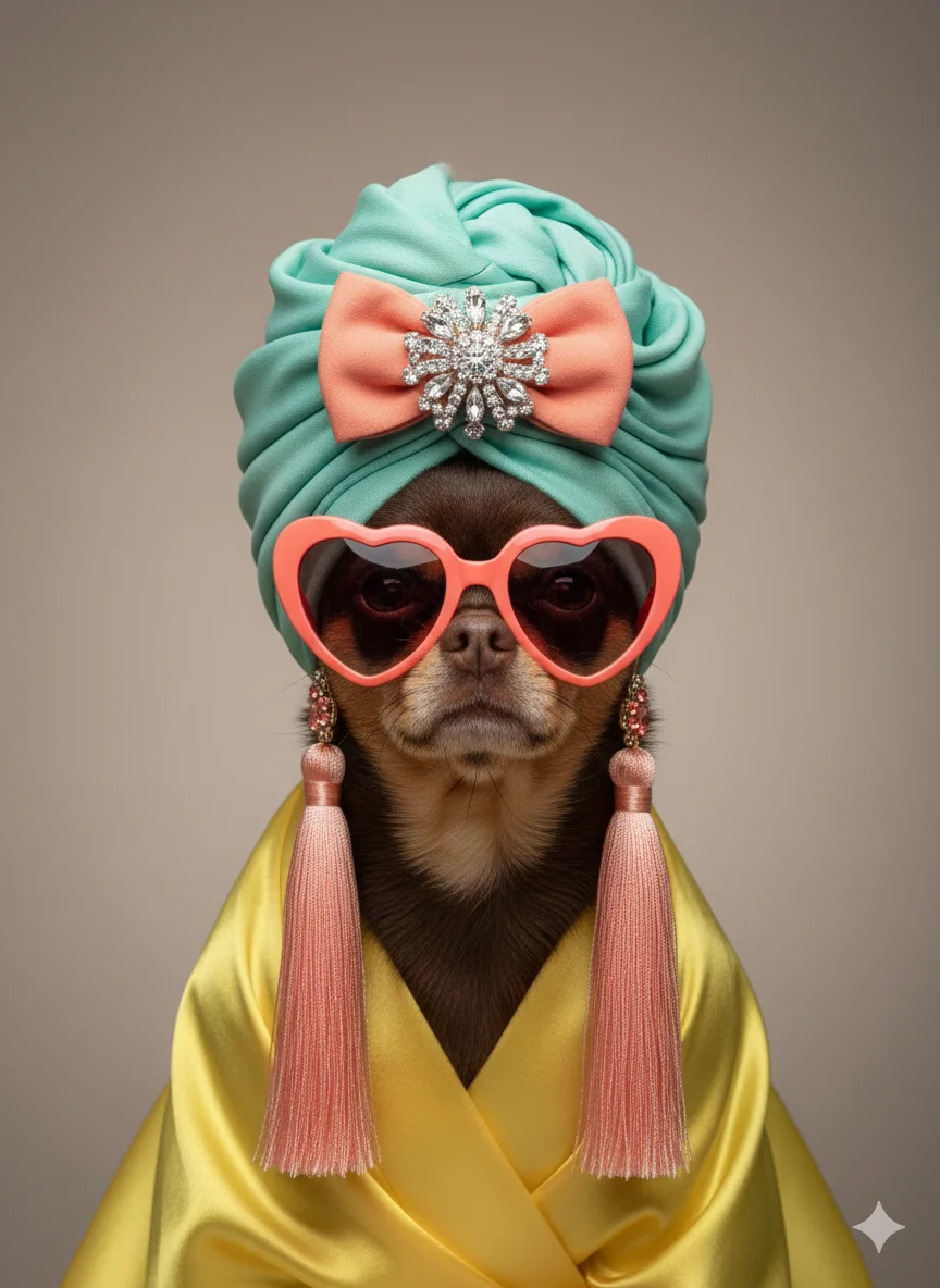Собака в тюрбане 