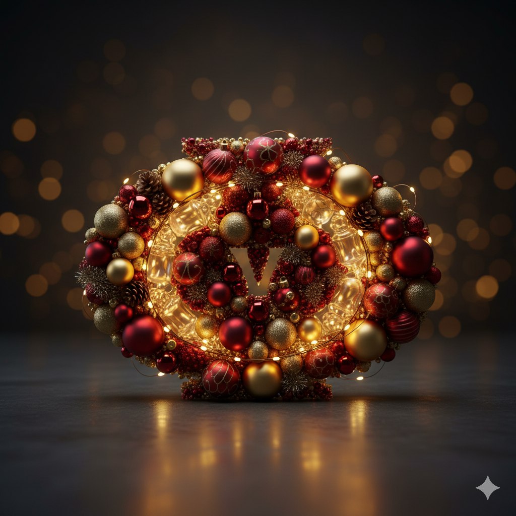 Праздничный 3D логотип