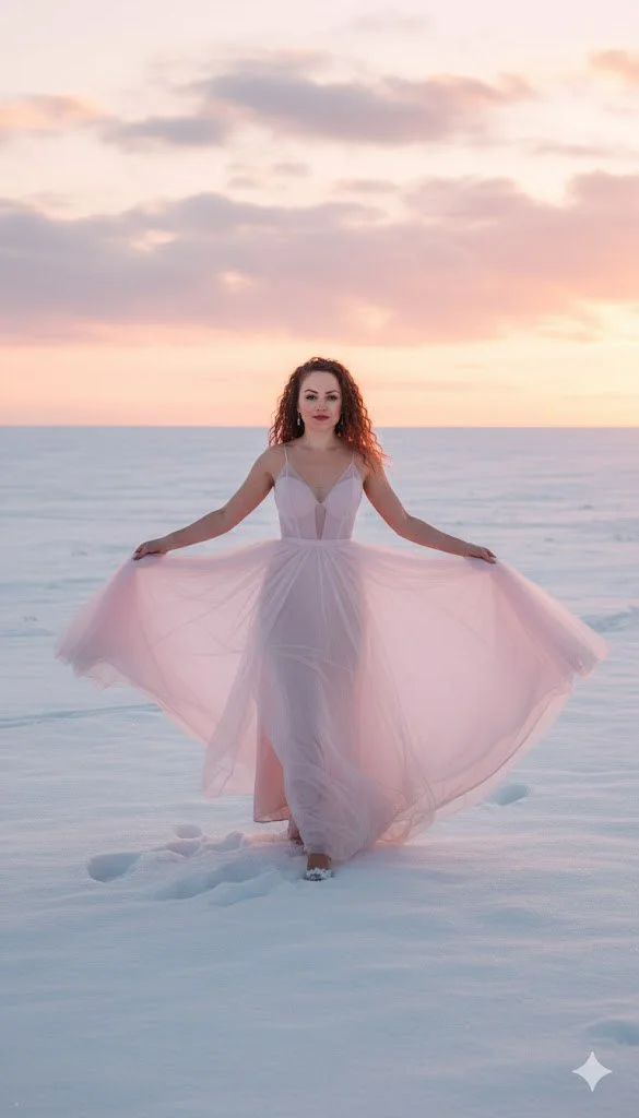 Снежная роза