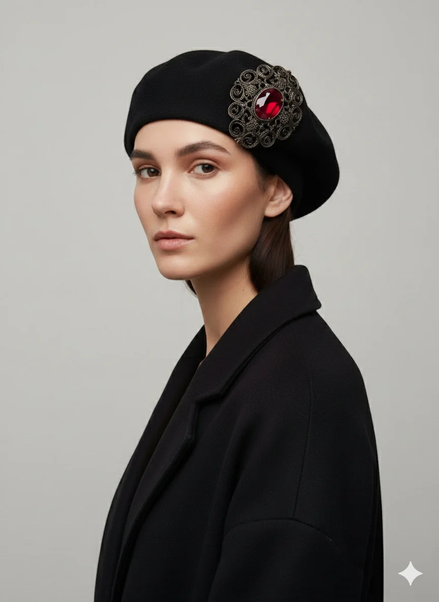 Сцена для  продаж -  Брошь на шапке 