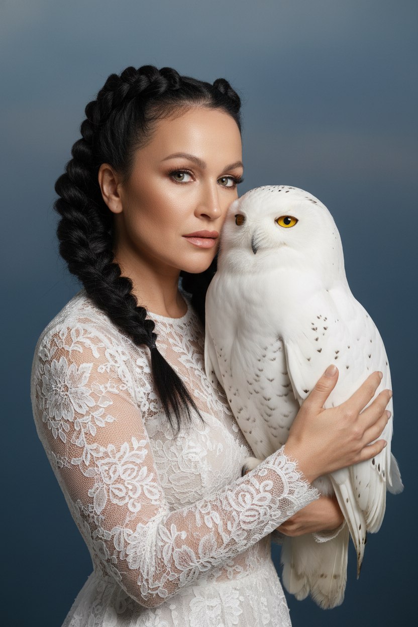 Эфирная красота с совой