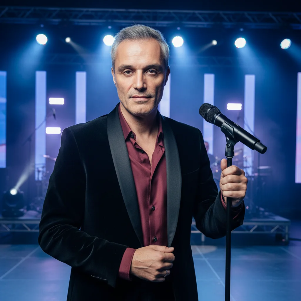 Певец на сцене