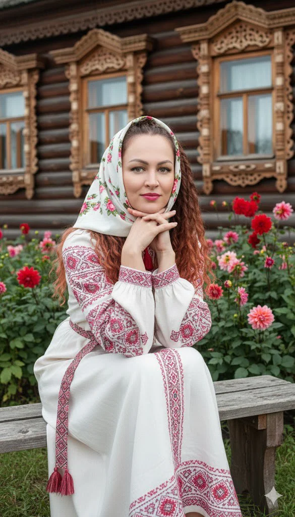 ИИ-фотосессия — Эстетика деревенского терема