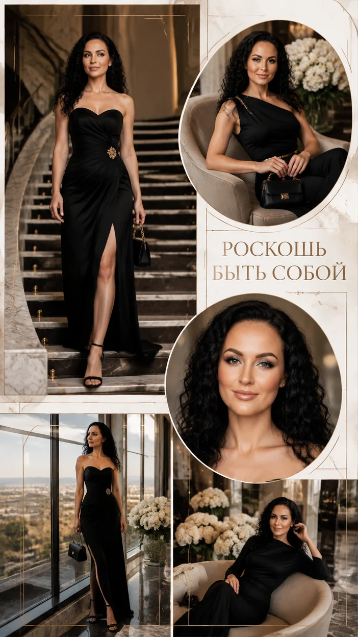 Фотосессия люксовый отельный коллаж