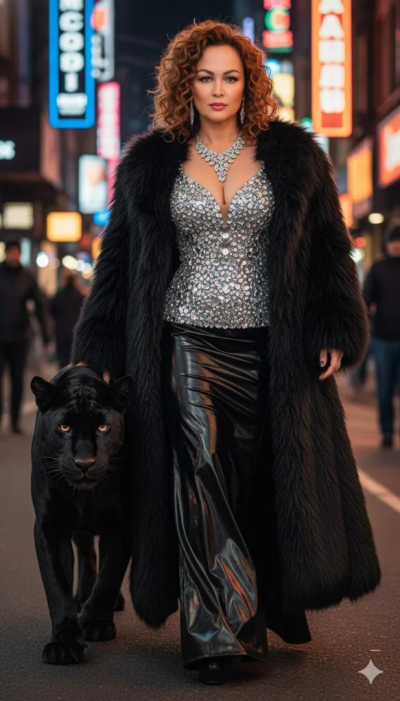 Ночная хищница в кристаллах