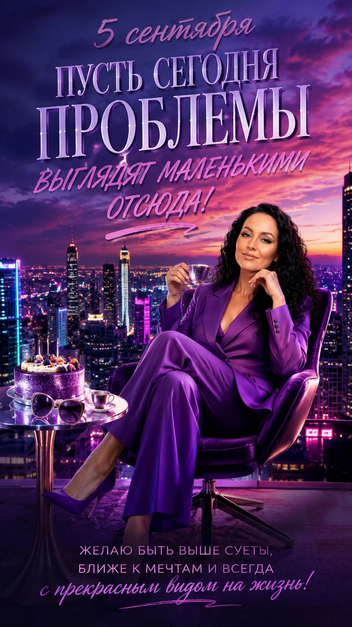 Фотосессия на крыше небоскрёба с моим лицом