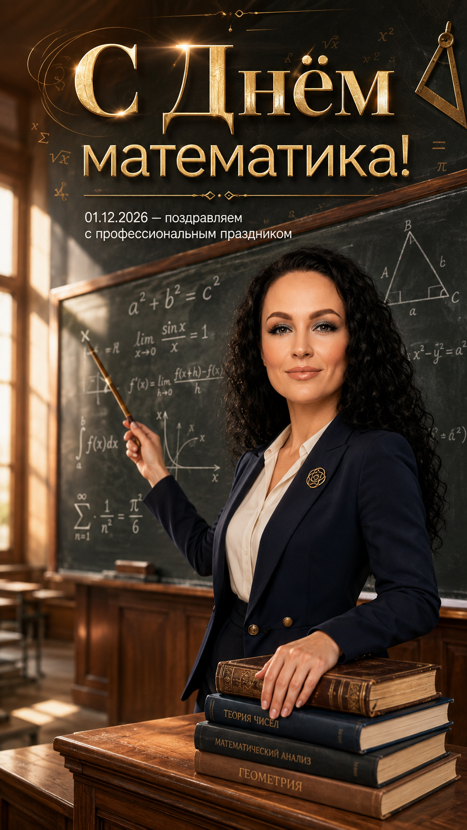 День математика — 01.12.2026 — Академическая поздравительная фотосессия