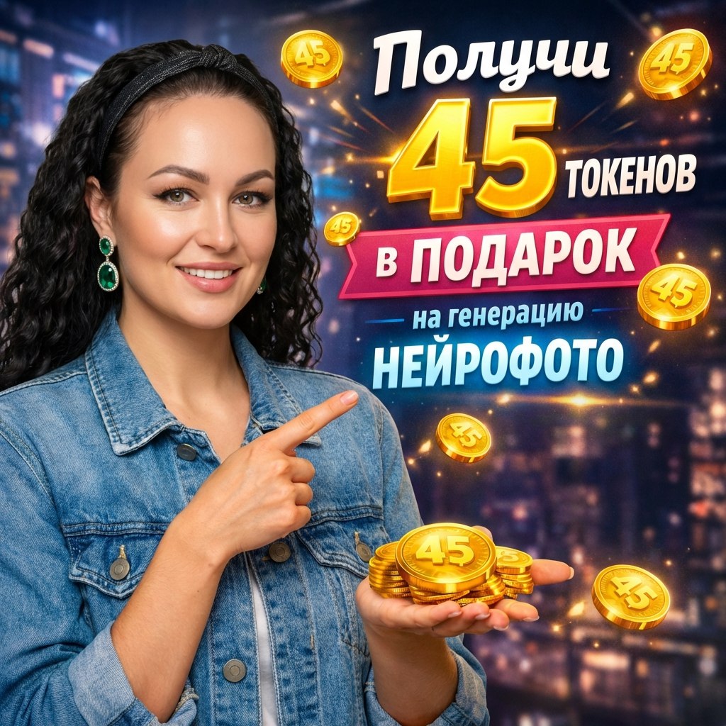 Получить токены в подарок