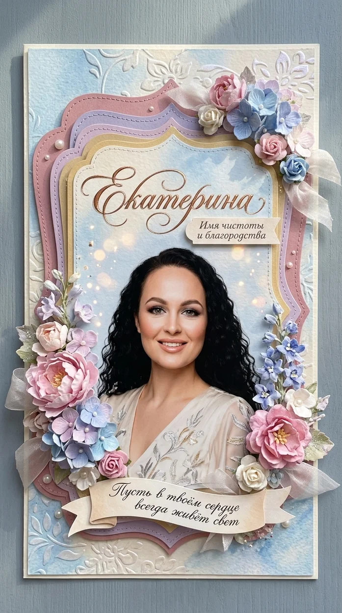  «Екатерина» именная открытка