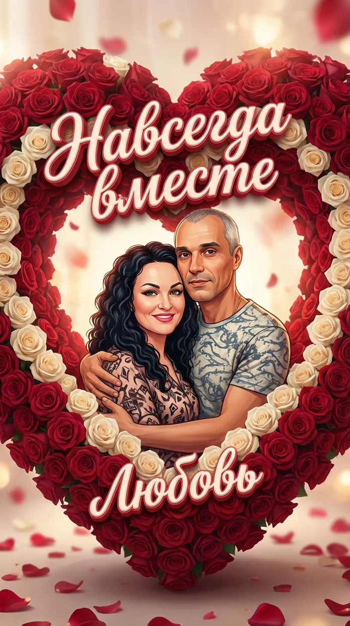 Открытка «Навсегда вместе» 