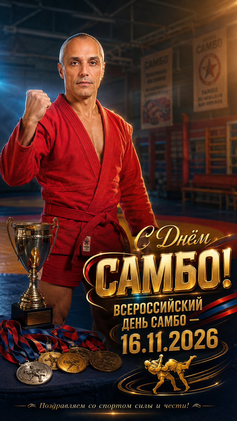 Всероссийский день самбо — 16.11.2026 — праздничная фотосессия